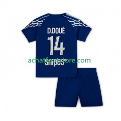 Maillot Paris Saint-Germain Desire Doue 14 4ème Tenue pour Enfant 2024-2025 Manche Courte