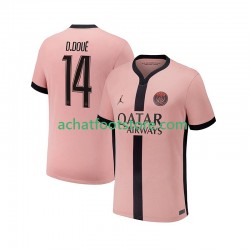 Maillot Paris Saint-Germain Desire Doue 14 3ème Tenue pour Homme 2024-2025 Manche Courte