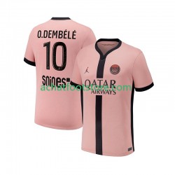 Maillot Paris Saint-Germain Ousmane Dembele 10 3ème Tenue pour Homme 2024-2025 Manche Courte