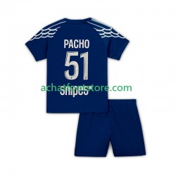 Maillot Paris Saint-Germain Pacho 51 4ème Tenue pour Enfant 2024-2025 Manche Courte