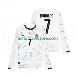 Maillot Portugal Cristiano Ronaldo 7 Extérieur Tenue pour Homme 2025 Manche Longue