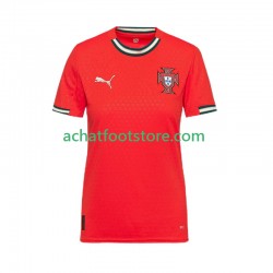 Maillot Portugal Domicile Tenue pour Femme 2025 Manche Courte