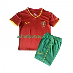 Maillot Portugal Rétro Domicile Tenue pour Enfant 2022 Manche Courte Maillot Portugal Rétro Domicile Tenue pour Enfant 2022 Manche Courte