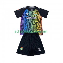 Maillot Real Betis Gardien Domicile Tenue pour Enfant 2024-2025 Manche Courte Maillot Real Betis Gardien Domicile Tenue pour Enfant 2024-2025 Manche Courte