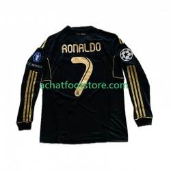 Maillot Real Madrid Cristiano Ronaldo 7 - Extérieur Tenue pour Homme 2011 2012 Manche Longue