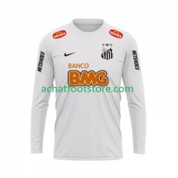 Maillot Santos FC Rétro Domicile Tenue pour Homme 2011 2012 Manche Longue