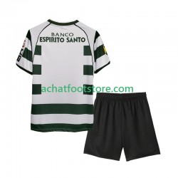 Maillot Sporting CP Rétro Domicile Tenue pour Enfant 2011 2008 Manche Courte