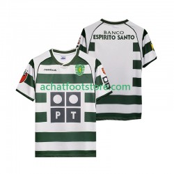 Maillot Sporting CP Rétro Domicile Tenue pour Homme 2011 2008 Manche Courte