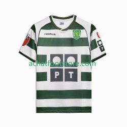 Maillot Sporting CP Rétro Domicile Tenue pour Homme 2011 2008 Manche Courte
