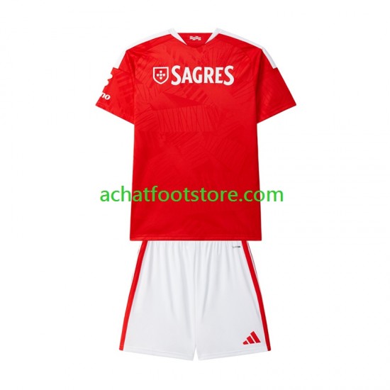 Maillot Benfica Domicile Tenue pour Enfant 2026-2027 Manche Courte