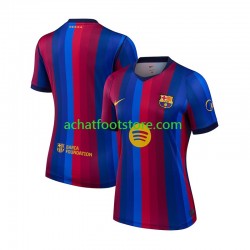 Maillot FC Barcelone Domicile Tenue pour Femme 2026-2027 Manche Courte