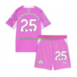 Maillot Manchester City Gianluigi Donnarumma Gardien Extérieur Tenue pour Enfant 2026-2027 Manche Courte