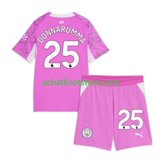 Maillot Manchester City Gianluigi Donnarumma Gardien Extérieur Tenue pour Enfant 2026-2027 Manche Courte