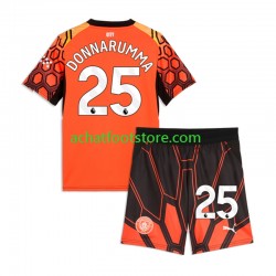 Maillot Manchester City Gianluigi Donnarumma Gardien 3ème Tenue pour Enfant 2026-2027 Manche Courte