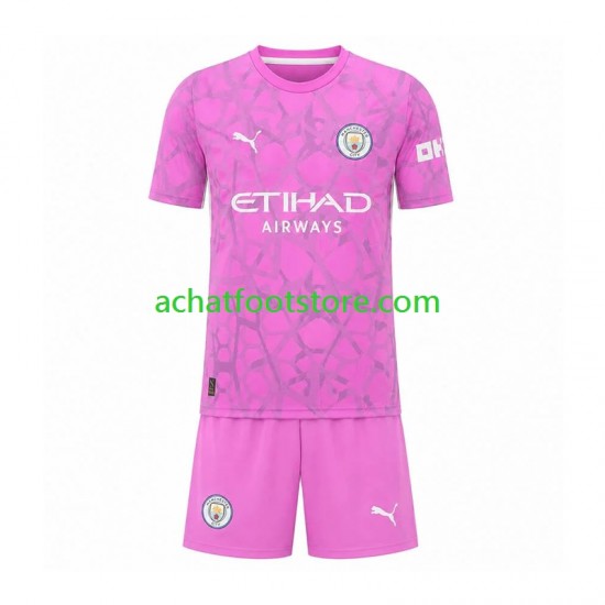Maillot Manchester City Gardien Extérieur Tenue pour Enfant 2026-2027 Manche Courte