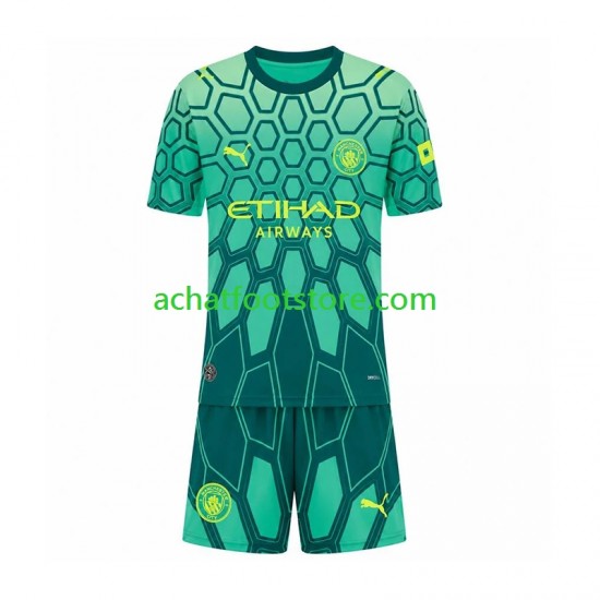 Maillot Manchester City Gardien Domicile Tenue pour Enfant 2026-2027 Manche Courte