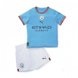 Maillot Manchester City Domicile Tenue pour Enfant 2022-2023 Manche Courte