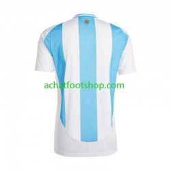 Maillot Argentine Domicile Tenue pour Homme Copa America 2024 Manche Courte