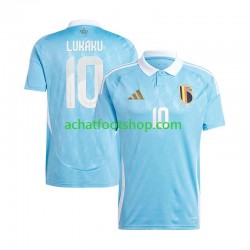 Maillot Belgique Romelu Lukaku 10 Extérieur Tenue pour Homme Euro 2024 Manche Courte Maillot Belgique Romelu Lukaku 10 Extérieur Tenue pour Homme Euro 2024 Manche Courte