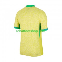 Maillot Brésil Domicile Tenue pour Homme Copa America 2024 Manche Courte