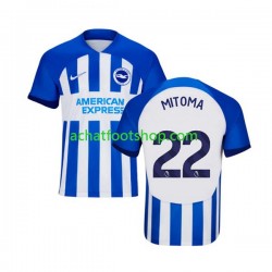 Maillot Brighton Hove Albion Mitoma 22 Domicile Tenue pour Homme 2023-2024 Manche Courte