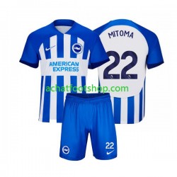 Maillot Brighton Hove Albion Mitoma 22 Domicile Tenue pour Enfant 2023-2024 Manche Courte