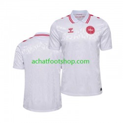 Maillot Danemark Extérieur Tenue pour Homme Euro 2024 Manche Courte