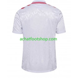 Maillot Danemark Extérieur Tenue pour Homme Euro 2024 Manche Courte