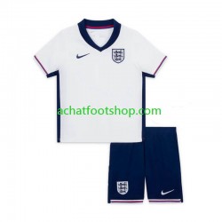Maillot Angleterre Domicile Tenue pour Enfant Euro 2024 Manche Courte