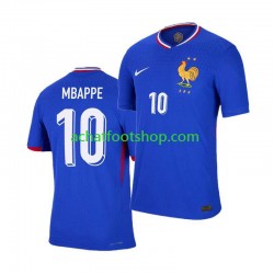 Maillot France Mbappé 10 Domicile Tenue pour Homme Euro 2024 Manche Courte