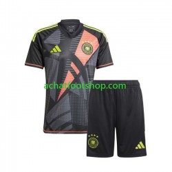 Maillot Allemagne Gardien Domicile Tenue pour Enfant Euro 2024 Manche Courte Maillot Allemagne Gardien Domicile Tenue pour Enfant Euro 2024 Manche Courte