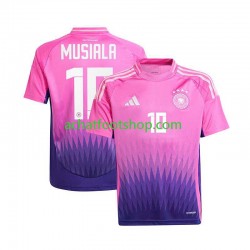 Maillot Allemagne Jamal Musiala 10 Extérieur Tenue pour Homme Euro 2024 Manche Courte