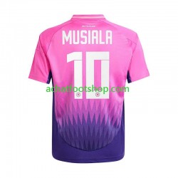 Maillot Allemagne Jamal Musiala 10 Extérieur Tenue pour Homme Euro 2024 Manche Courte