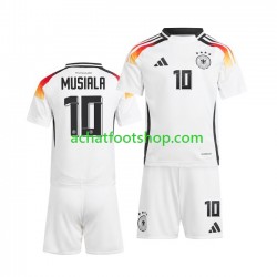 Maillot Allemagne Jamal Musiala 10 Domicile Tenue pour Enfant Euro 2024 Manche Courte Maillot Allemagne Jamal Musiala 10 Domicile Tenue pour Enfant Euro 2024 Manche Courte