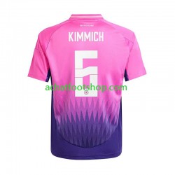 Maillot Allemagne Kimmich 6 Extérieur Tenue pour Homme Euro 2024 Manche Courte