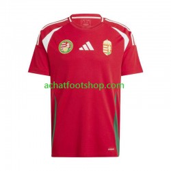 Maillot Hongrie Domicile Tenue pour Homme Euro 2024 Manche Courte