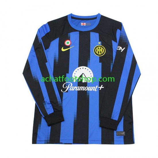 Maillot Inter Milan Domicile Tenue pour Homme 2023-2024 Manche Longue