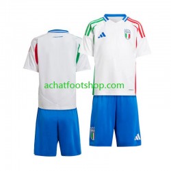 Maillot Italie Extérieur Tenue pour Enfant Euro 2024 Manche Courte