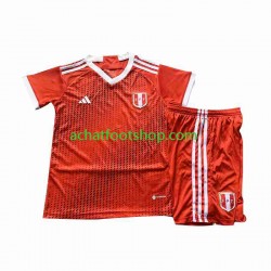 Maillot Pérou Extérieur Tenue pour Enfant 2023 Manche Courte Maillot Pérou Extérieur Tenue pour Enfant 2023 Manche Courte