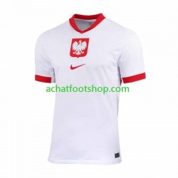 Maillot Pologne Domicile Tenue pour Homme 2024 Manche Courte Maillot Pologne Domicile Tenue pour Homme 2024 Manche Courte