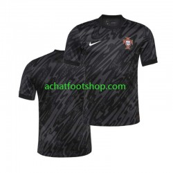 Maillot Portugal Gardien Extérieur Tenue pour Homme Euro 2024 Manche Courte