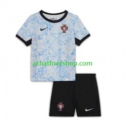 Maillot Portugal Extérieur Tenue pour Enfant Euro 2024 Manche Courte