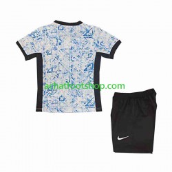 Maillot Portugal Extérieur Tenue pour Enfant Euro 2024 Manche Courte