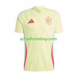 Maillot Espagne Extérieur Tenue pour Homme Euro 2024 Manche Courte