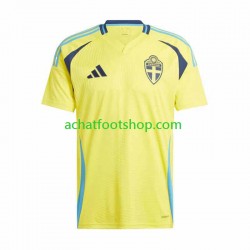 Maillot Suède Domicile Tenue pour Homme 2024 Manche Courte Maillot Suède Domicile Tenue pour Homme 2024 Manche Courte
