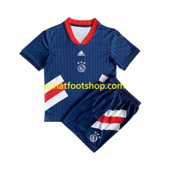 Maillot Ajax Amsterdam Icon Rétro Domicile Tenue pour Enfant 2022-2023 Manche Courte