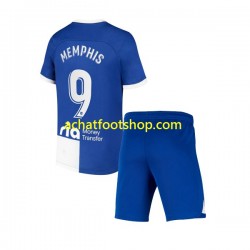Maillot Atlético Madrid Memphis 9 120 Anniversary Domicile Tenue pour Enfant 2022-2023 Manche Courte