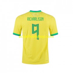 Maillot Brésil RICHARLISON 9 Domicile Tenue pour Homme 2022 Manche Courte Maillot Brésil RICHARLISON 9 Domicile Tenue pour Homme 2022 Manche Courte