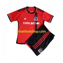 Maillot Colo-Colo Extérieur Tenue pour Enfant 2023 Manche Courte
