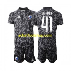 Maillot FC Copenhague Andreas Dithmer 41 Gardien Domicile Tenue pour Enfant 2022-2023 Manche Courte